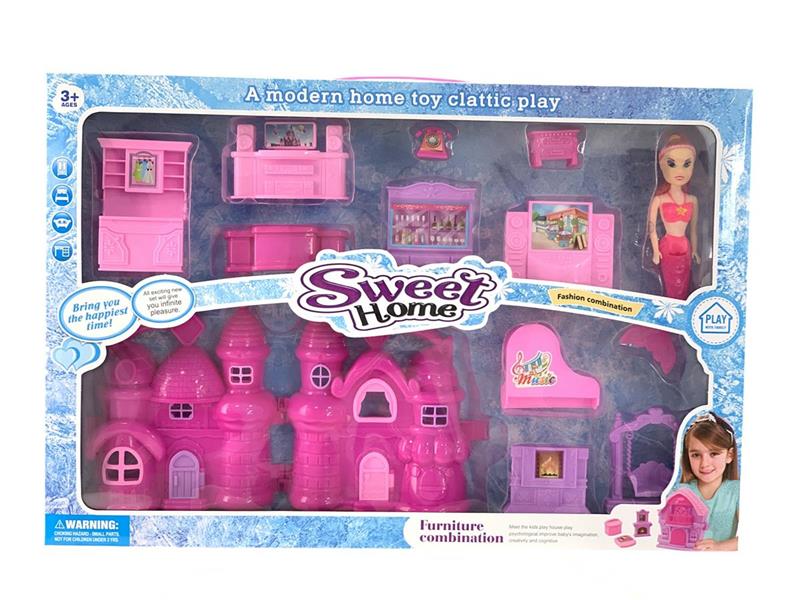 NIÑAS JUGUETES CASA MUEBLES